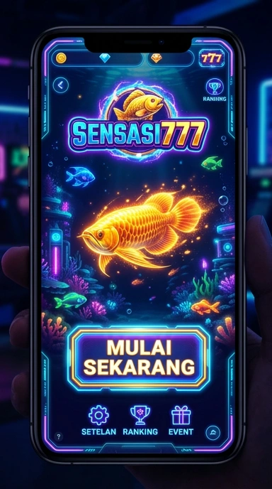 Tampilan antarmuka pengguna aplikasi sensasi777 yang menarik.